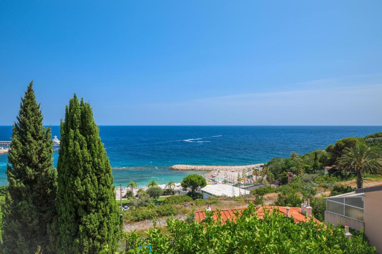 Proche Monaco, Vue Mer Et Acces A La Plage Saint-Antoine (Alpes-Maritimes) Exterior foto